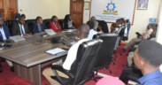 TVET Authority (TVETA) Director General, Timothy Nyongesa Katiambo, officiating the opening a two-day induction programme for 10 interns placed at the Authority by the Public Service Commission (PSC) on February 10, 2026. PHOTO/TVETA.