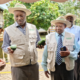 Ministry of Investments, Trade and Industry Cabinet Secretary Lee Kinyanjui (second left) admires avocado fruits at Kakuzi Plc, flanked by the firm's Avocado General Manager Jonathan Kipruto (left), Chairman Nick Ng'ang'a (centre) and Managing Director Chris Flowers (right). This year, Kakuzi plans to double its current export capacity to more than US$100 million per year in the medium term while eyeing an investment of more than US$ 15 million to expand its blueberry-growing venture by increasing its orchards from 10 hectares to 100 hectares.