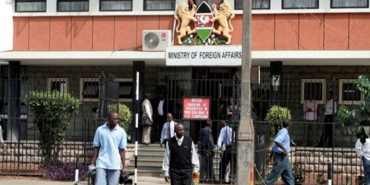 Ministry of Foreign and Diaspora Affairs in Nairobi PHOTO/Nation Africa
