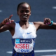 Kenya’s Brigid Kosgei after shuttering her world record during the Tokyo Marathon in Japan. PHOTO/ File