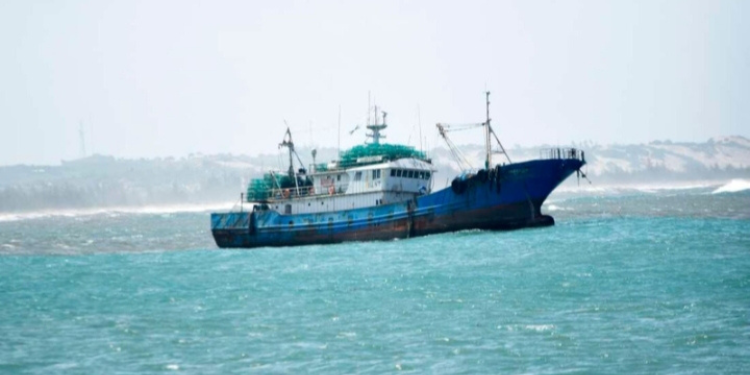 Chinese Fishing Vessel operating at sea PHOTO/File