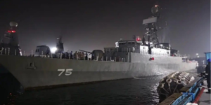 The Iranian Warship before the Torpedo strikePHOTO/Reuters 