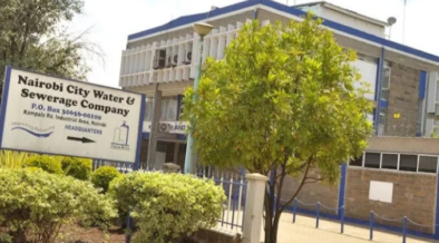 Nairobi City Water and Sewerage Company office headquarters in Nairobi PHOTO/File