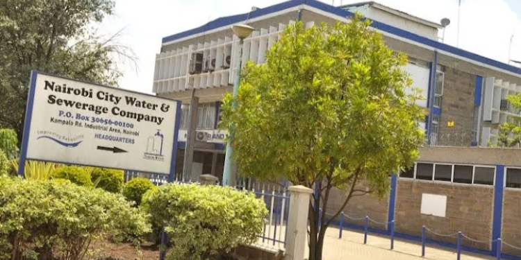 Nairobi City Water and Sewerage Company office headquarters in Nairobi PHOTO/File