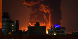Plumes of smoke rises over Tehran after explosions were reported in Tehran Iran PHOTO/Getty Images