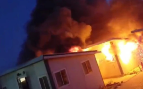 Ghanaian Battalion Headquarters in Lebanon hit hard by Israeli missile. PHOTO/ BBC