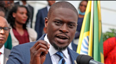 Nairobi County Governor Sakaja speaking at a public event PHOTO/Sakaja/X