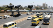 NTSA speed limit cameras installed on Thika Super Highway. PHOTO/ NTSA