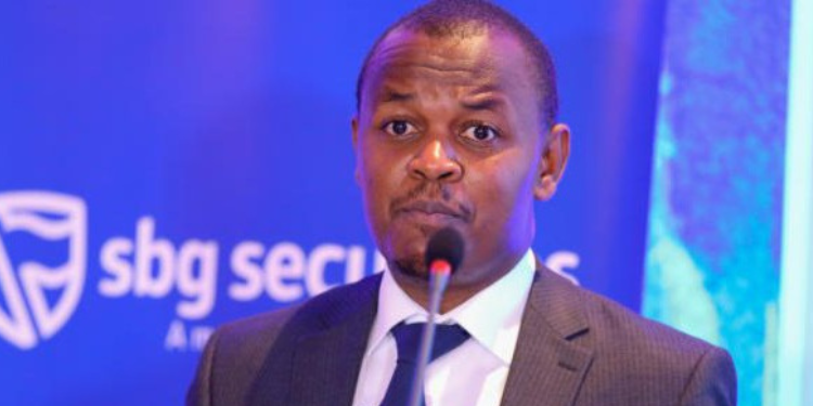 The newly appointed acting Chief Executive Officer of Stanbic Bank Abraham Ongenge. PHOTO/ Standard