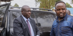 Rigathi Gachagua and Governor Natembeya PHOTO/File