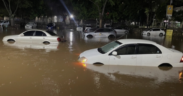 Image shows vehicles submerged in Nairobi floods PHOTO/File