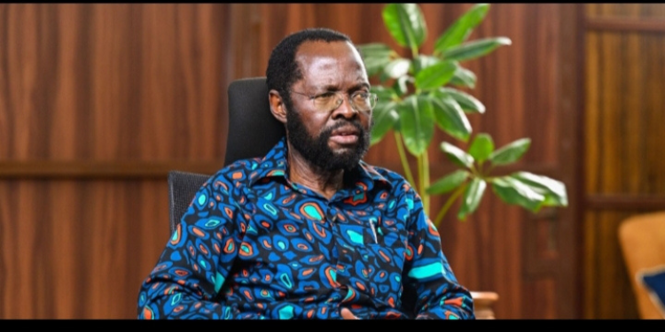 Kisumu Governor Anyang' Nyong'o during media briefing PHOTO/File