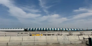 Exterior of the Dubai International Airport after two drones came down in the vicinity of the airport PHOTO/Reuters