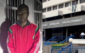 A photo collage of the East African Development Bank (EADB) building and former Cabinet Secretary Raphael Tuju. PHOTO/ UGC.
