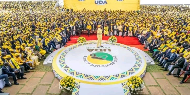 United Democratic Alliance (UDA) delegates in a past event at State House pioneered by their party leader William Ruto. PHOTO/ UDA X
