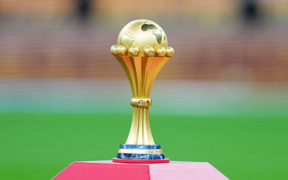 Image shows CAF trophy that was won by Senegal PHOTO/Getty Images