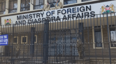 Ministry of Foreign and Diaspora Affairs Office Headquarters in Nairobi PHOTO/File