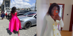 Alleged photos of the lady bringing tension between two men Victor Agwaro and Maxwell Odongo PHOTO/File