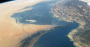 Image shows Strait of Hormuz between Persian Gulf and Gulf of Oman PHOTO/Getty Images
