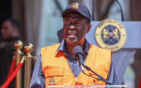 Musalia Mudavadi during launching of SGR PHOTO/Mudavadi/X