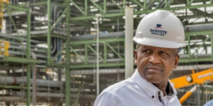 The image shows Aliko Dangote owner of Dangote Refineries and richest man in Africa PHOTO/Bloomberg 