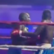 Jacob Oyoko during the boxing match PHOTO/Screengrab