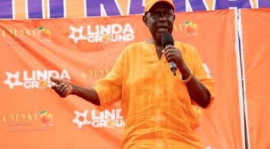 ODM Party leader Oburu Oginga during a past Linda Ground rally. PHOTO/ ODM X.