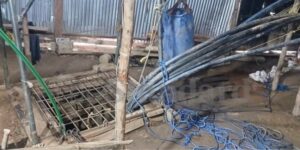 Fellow miners and residents rushed to the scene and began digging in desperate attempt to rescue those trapped beneath the rubble before emergency teams arrived.