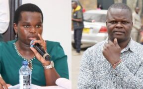 A photo collage of Bomet Woman Representative Linet Toto and journalist Robert Masai. PHOTO/Courtesy.