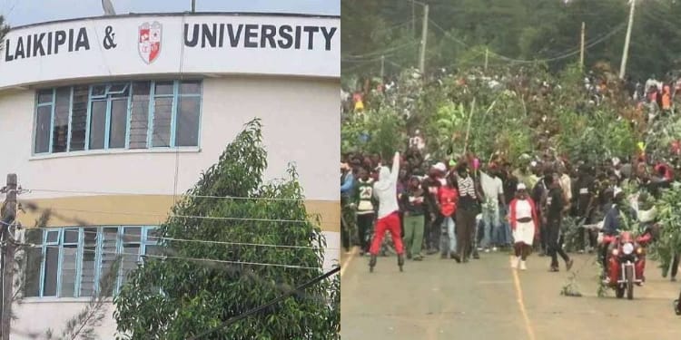 Laikipia University has been closed indefinitely after days of unrest by the students over the death of a colleague.