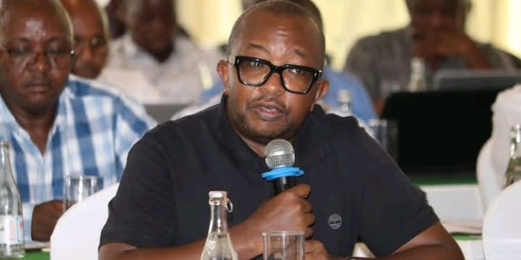 Housing & Urban Development PS Charles Hinga addressing the Departmental Committee on Housing, Urban Planning, and Public Works on March 26, 2026. PHOTO/ Parliament FB.