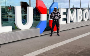 Larry Madowo in Luxembourg PHOTO/Larry