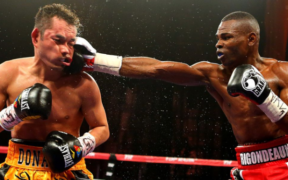 Two professional boxers in a past debut. PHOTO/ Fight TV