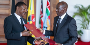 President Ruto and Moses Wetangula Speaker of the National Assembly