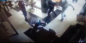 Amateur CCTV footage in a Java House in Kisumu showing Senator Osotsi being assulted by two unknown gentlemen. PHOTO/ File