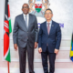 Health CS Aden Duale together with Ambassador of the Republic of Korea to Kenya, H.E Kang Hyung-Shik in Nairobi. PHOTO/ Duale X