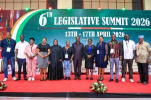 Prime Cabinet Secretary Musalia Mudavadi with the County Assemblies Speaker at the Legislative Forum in Nyali. PHOTO/ PCS 