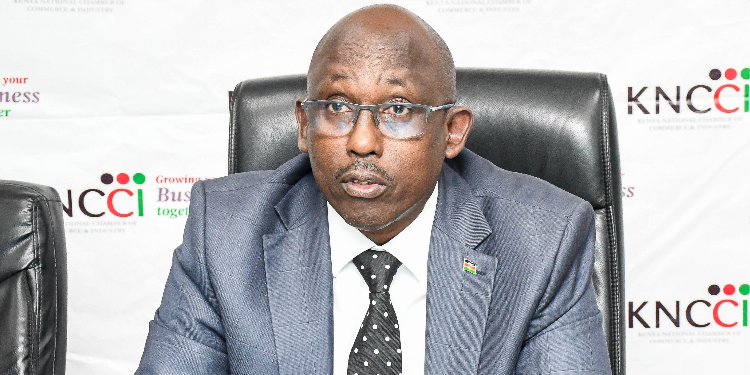 Mr. KK Mutai, CEO of the Kenya National Chamber of Commerce and Industry (KNCCI), demands a review of the domestic fuel pricing structure during a press briefing in Nairobi on Thursday. He explains how global oil supply disruptions are currently inflating Kenyan production costs by up to 30%, threatening the nation’s economic stability.