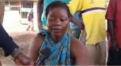 A screen grab of Shalvine Khayi a samosa vendor in Haiga Market, Kakamega County who is nursing burn injuries after attack from a buyer. PHOTO/ File