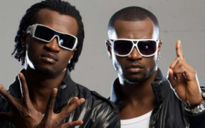 P-Square brothers Peter and Paul Okoye posing for a photo. PHOTO/ P-Square