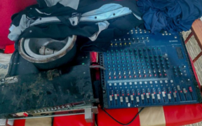 Recovered property Nation to Police Service following a reported burglary at Full Gospel Mission Church located in the Mowlem Powerline area in Dandora Nairobi. PHOTO/ NPS