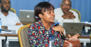 SHA CEO Dr. Mercy Mwangangi in Mombasa during SHA and TSC discussions on collaboration matters. PHOTO/ SHA