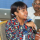 SHA CEO Dr. Mercy Mwangangi in Mombasa during SHA and TSC discussions on collaboration matters. PHOTO/ SHA