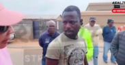 Ghanaian national confronted by a group of South African nationals. PHOTO/ File