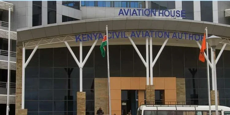 Kenya Civil Aviations Authority office headquarters in Nairobi PHOTO/KCAA