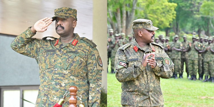 General Muhoozi while supervising the UPDF Army on July 1,2025 in UgandaPHOTO/Muhoozi/X