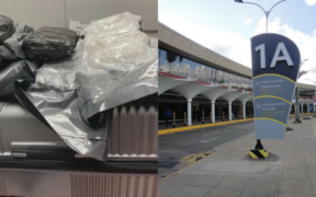 Methamphetamine on transit bursted at JKIA by authorities. PHOTO/ NPS