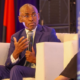 Safaricom CEO Peter Ndegwa speaking during the Connected Africa Summit held in Nairobi. PHOTO/ File