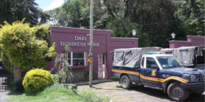 Dari Business Park entrance gate located in Karen. PHOTO/ Standard 