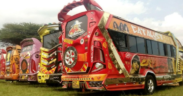 Popular Nairobi public service vehicles known as 'Nganyas' in a past matatu culture event. PHOTO/ File